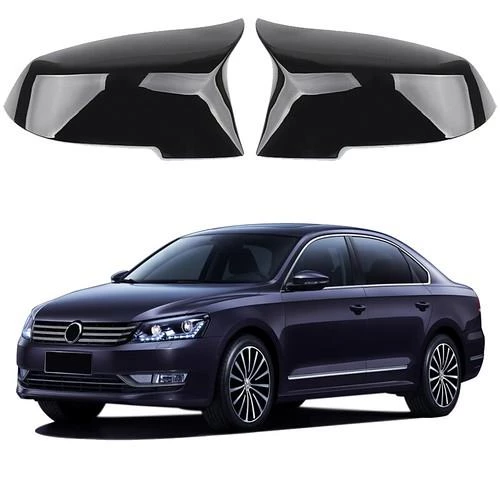 Volkswagen Passat B7 2011-2014 Araca Özel Batman Yarasa Ayna Kapağı Pianoblack ürün görseli 1