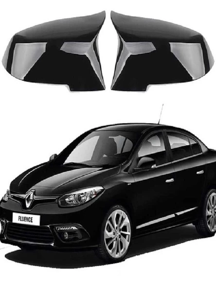 Renault Fluence Araca Özel Batman Yarasa Ayna Kapağı Pianoblack ürün görseli 1