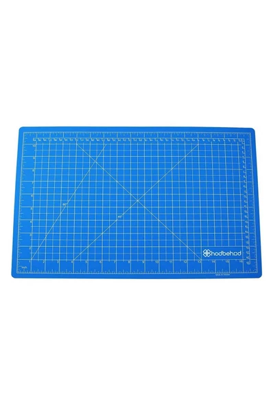 hodbehod A1 Büyük Boy Mavi Çift Taraflı Kesim Tablası Cutting Mat 60x90cm ürün görseli 1
