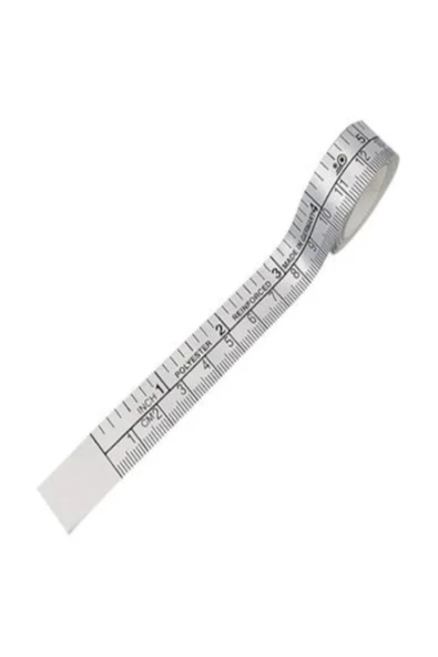 İşkur Makina Makina Tabla Masa Sehpa Üstü Yapışkanlı Mezura 1 Metre 10 Ad ürün görseli 1
