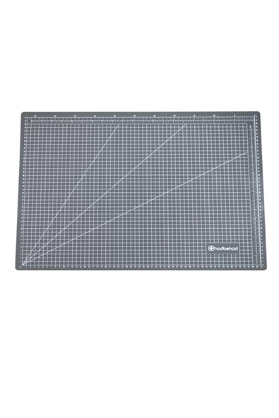 hodbehod A1 Büyük Boy Gri Renk Çift Taraflı Kesim Tablası Cutting Mat 60x90cm ürün görseli 1