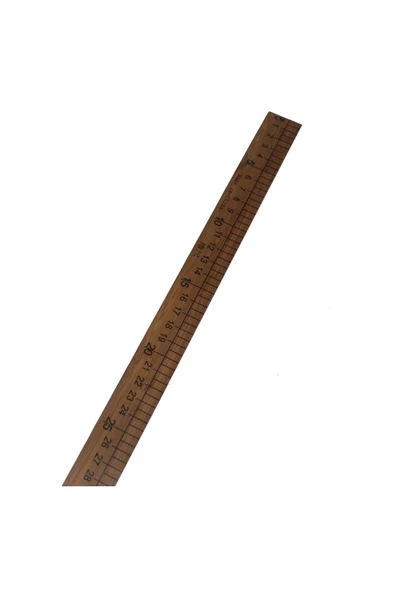 hodbehod 1 Metre Çok Amaçlı Bambu Tahta Cetvel ürün görseli 1