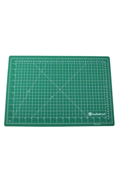 hodbehod A1 Büyük Boy Yeşil Çift Taraflı Kesim Tablası Cutting Mat 60x90cm ürün görseli 1