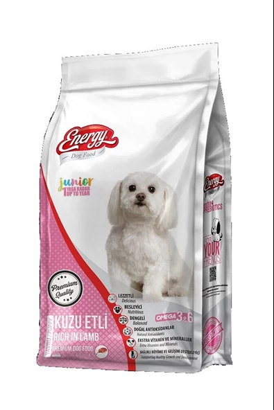 ENERGY  KUZU ETLİ YAVRU KÖPEK MAMASI 3 KG - 2 ADET ürün görseli 1