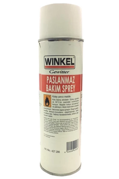Winkel Paslanmaz Bakım Spreyi 427 286 Temizleme Spreyi 500 Ml ürün görseli 1