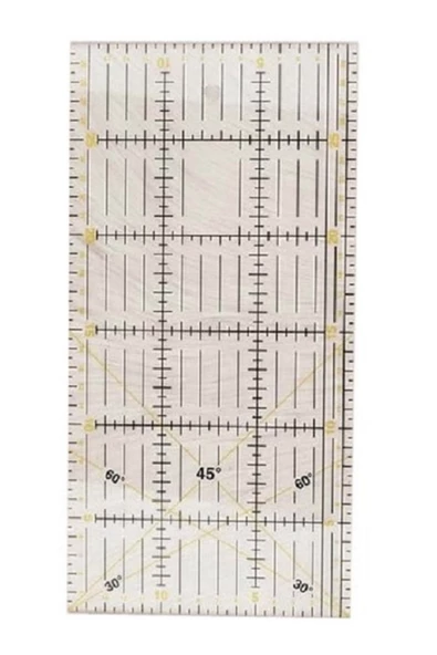 hobi market art Terzi Modelist Patchwork Kırkyama Cetveli 15x30cm ürün görseli 1