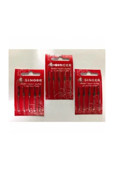 SİNGER Sınger 3 Paket 9 Numara Dikiş Makinası Iğnesi (Penye,jarse) ürün görseli 1