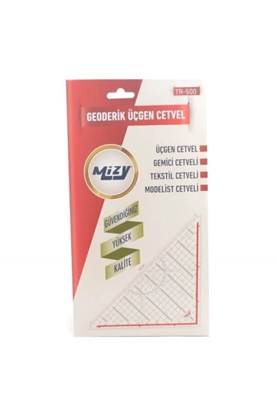 HANER Geoderik Üçgen Cetvel - Resim 3