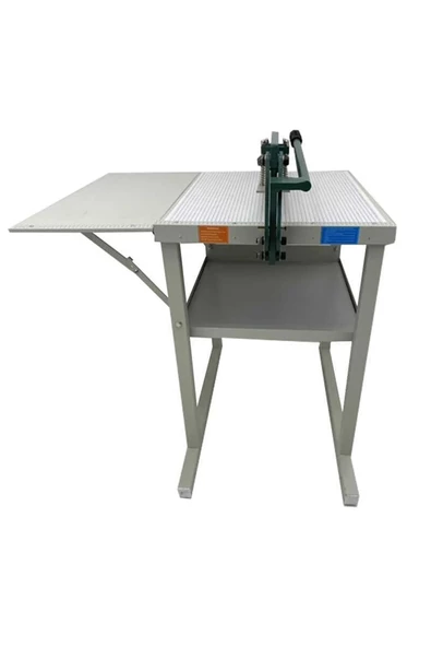 hodbehod Kartela Kesme Makinesi Zikzag Kesme Sürfile Kesme Kumaş Kesim Makinesi 60 Cm Bıçak Boyu ürün görseli 1