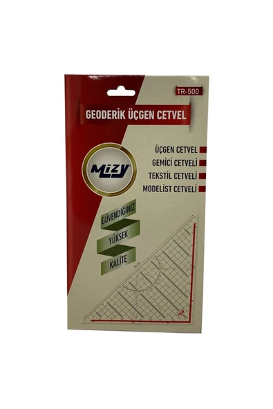 DIGERUI Geoderik Üçgen Cetvel 32cm / TR-500 - Resim 6