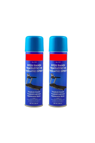 İşkur Makina Koşu Bandı Bakım Silikon Yağı 2 Adet 500 ml Yağlayıcı Sprey ürün görseli 1