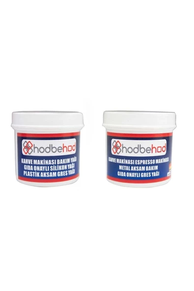 hodbehod Kahve Espresso Makinası Plastik Ve Metal Aksam Gıda Onaylı Bakım Gres Yağı 2x50 Gr Set ürün görseli 1