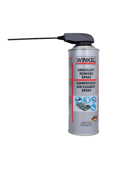 Winkel Tetikli Çubuklu Kapak Basınçlı Hava Spreyi Bilgisayar Laptop Elektronik Toz Alıcı Spray 500 Ml ürün görseli 1