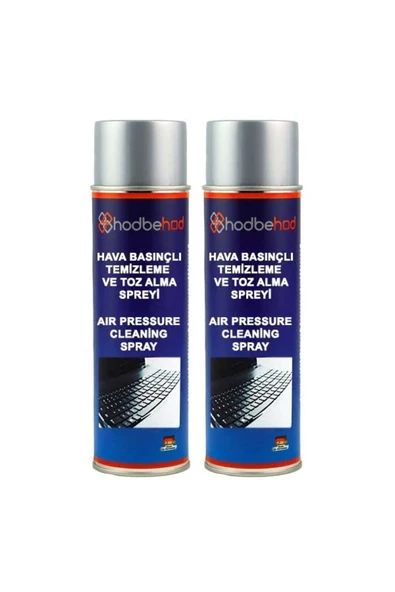 hodbehod 2x500 Ml Basınçlı Hava Spreyi Gas Duster Sprey Toz Alıcı Spray ürün görseli 1