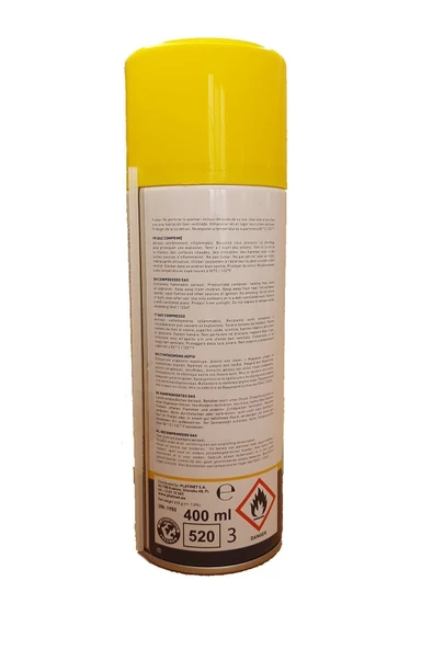 Platinet Gas Duster Spray (basınçlı Hava Spreyi 3,5 Bar) - Resim 4