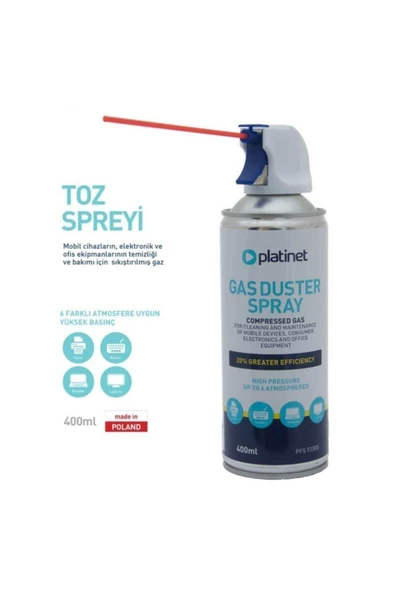 Platinet Basınçlı Temiz Hava Spreyi Trigger Kapak - Resim 2