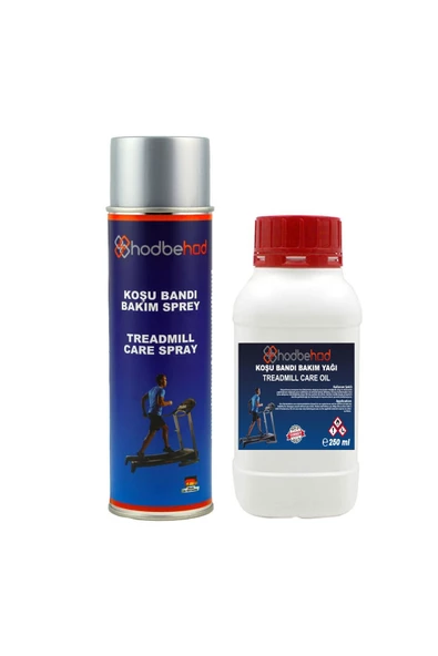 hodbehod Koşu Bandı Silikon Yağı 250 Ml Sıvı+500 Ml Sprey Silikon Yağ Set ürün görseli 1