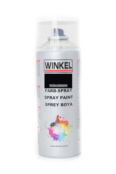 Winkel Akrilik Ral 9005 Siyah Mat Sprey Boya 400 Ml ürün görseli 1