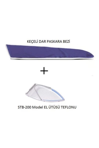 Bluestar Isıya Dayanıklı Keçeli Dar Paskara Bezi Ve El Ütüsü Teflonu Stb-200 ürün görseli 1