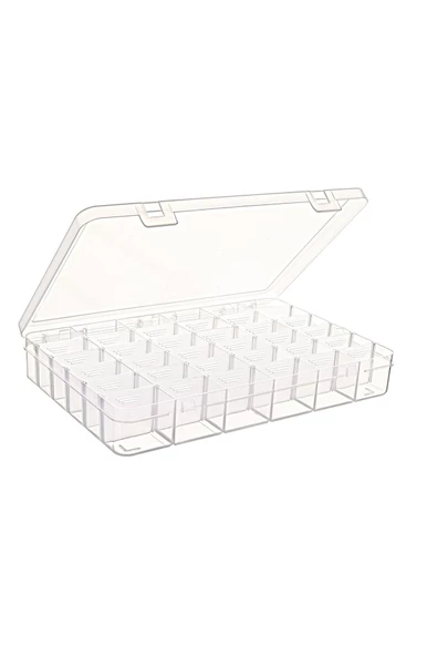 hodbehod 36 Bölmeli Ayarlı Plastik Organizer Kutu ürün görseli 1