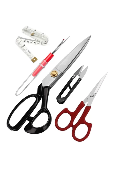 hodbehod Çelik Profesyonel Kumaş Kesim Makası Set 10 No 25cm ürün görseli 1