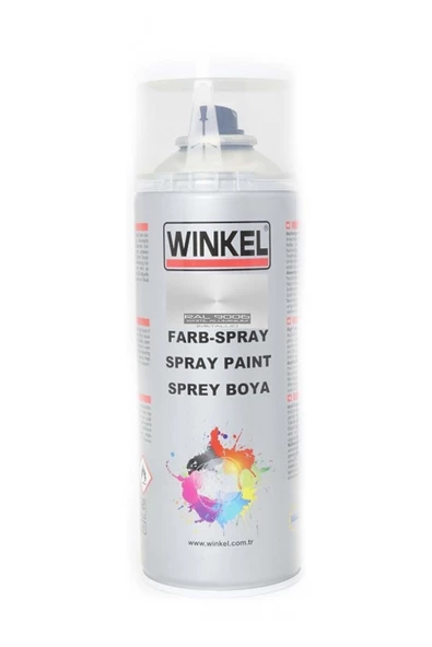 Winkel Akrilik Ral 9006 Beyaz Aluminyum Sprey Boya 400 Ml ürün görseli 1