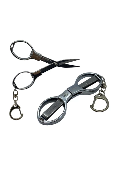 ofisturka Çok Amaçlı Katlanabilir Anahtarlıklı Seyahat Makası (2.9") / PIN-5293 ürün görseli 1