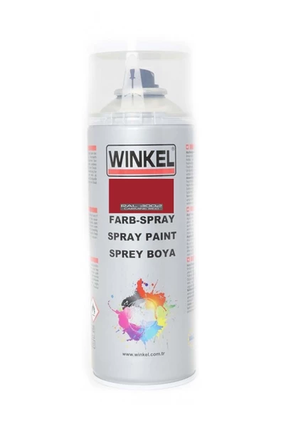 Winkel Akrilik Ral 3002 Karmen Kırmızı Sprey Boya 400 Ml ürün görseli 1