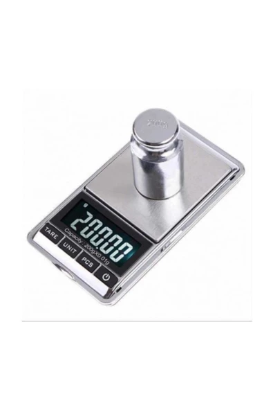 Temizhome Ultra Hassas 0.01 Hassasiyet Mini Terazi Hassas Terazi 500 Gram ürün görseli 1