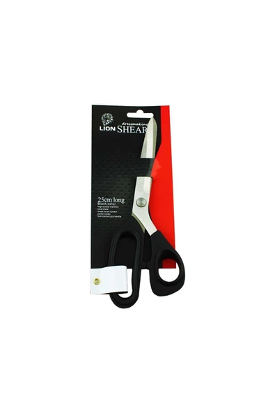İşkur Makina 5250 Plastik Saplı Terzi Kumaş Orta Boy Kesim Makası 25cm ürün görseli 1