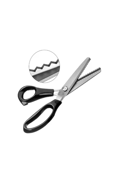 hodbehod Zig Zag Kesim Terzi Sürfile Makası 23.5 Cm ürün görseli 1