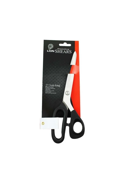 İşkur Makina 5275 Plastik Saplı Büyük Boy Profesyonel Terzi Makası 27.5cm ürün görseli 1