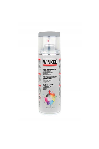 Winkel 700 Derece Yüksek Isıya Dayanıklı Gri Ral 9006 Sprey Boya 400 ml ürün görseli 1