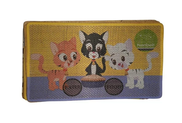 Nanbell Jüt Halı Kedi Tırmalama 70X43 cm Desenli No:6 ürün görseli 1