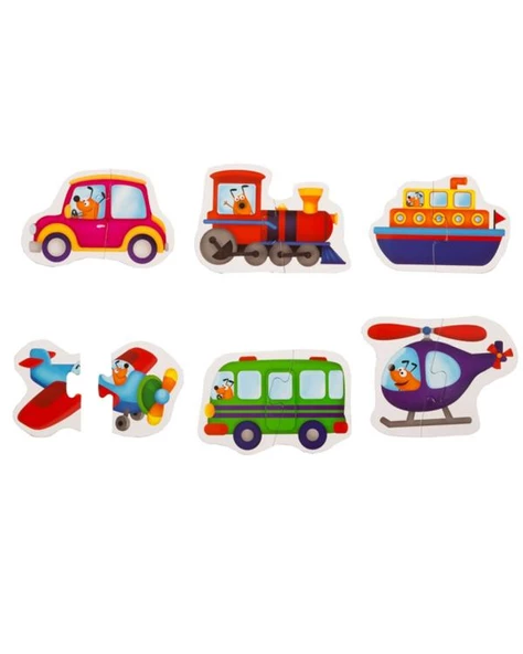 Taşıtlar Baby Puzzle Eolo - Resim 3