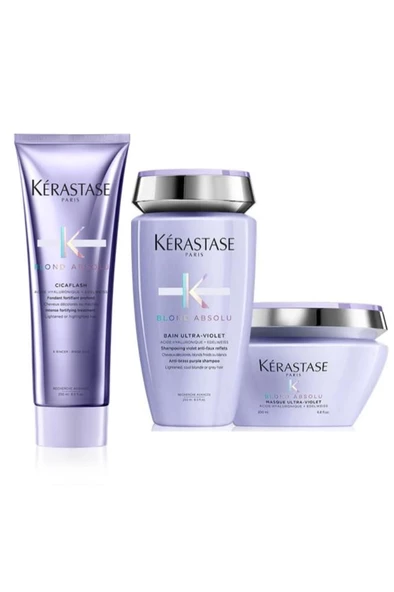 Blond Absolu Bain Ultra - Violet Şampuan 250ml   Cicaflash 250 ml Maske 200 ml ürün görseli 1