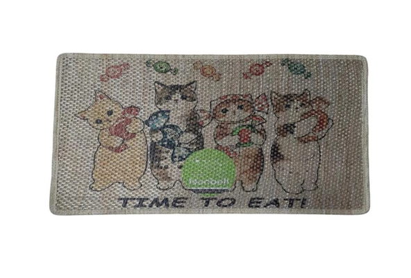 Nanbell Jüt Halı Kedi Tırmalama 70X43 cm Desenli No:1 ürün görseli 1