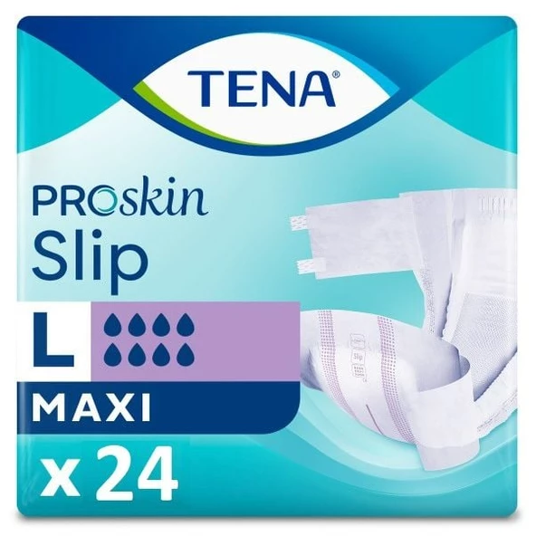 TENA Slip Maxi 8 Damla Bel Bantlı Large 24 Adet ürün görseli 1