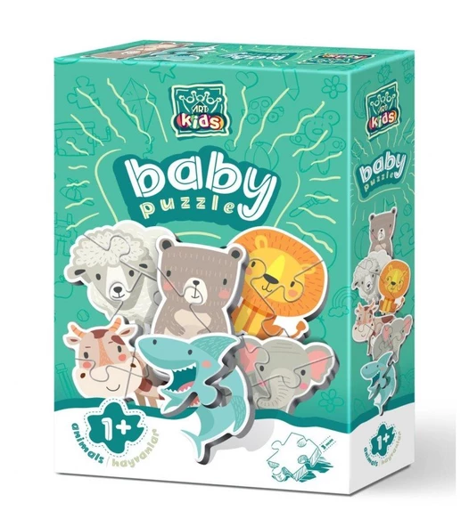 Bebek Eğitici Hayvanlar Puzzle ürün görseli 1