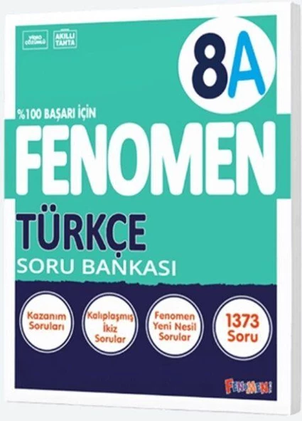 8. Sınıf LGS Türkçe A Fenomen Soru Bankası Fenomen Okul Yayınları ürün görseli 1