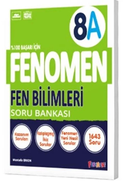 8. Sınıf Fen Bilimleri A Fenomen Soru Bankası Fenomen Okul Yayınları ürün görseli 1
