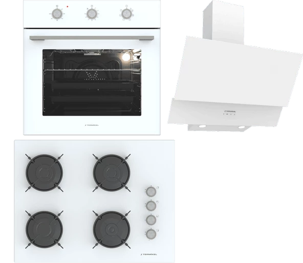 Termikel Ankastre Set (BO O6435C W + BH P7144C W + CH C6532C WW) ürün görseli 1