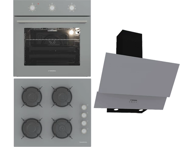 Termikel Ankastre Set (BO O6435C A + BH P6144C A + CH C6532C BA) ürün görseli 1