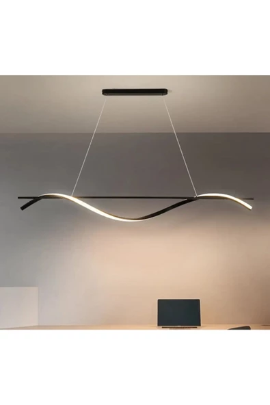 Demirkapı / 100 cm / Sarkıt Avize / Antrasit Gövde / 3 Renk Işık - Resim 3