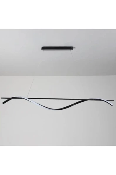 Demirkapı / 100 cm / Sarkıt Avize / Antrasit Gövde / 3 Renk Işık - Resim 2