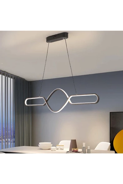 Neo / Sarkıt Avize / 90 cm / 3 Renk Işık / Antrasit Gövde / 3 Yıl ürün görseli 1