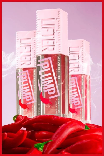 Maybelline New York Lifter Plump Dudak Parlatıcısı - Red Flag 004 ürün görseli 1