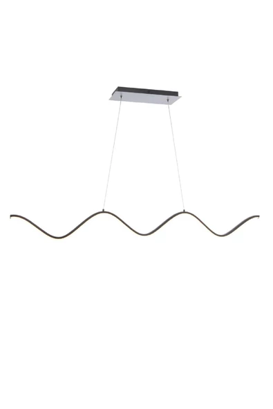 Sajdova / Sarkıt Avize / 100 cm / Antrasit Gövde / 3 Renk Işık - Resim 2