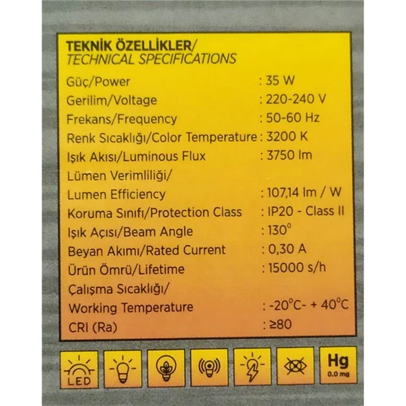 Ct-5663 X Plus Led Panel 35 W Beyaz 6400 K - Resim 3