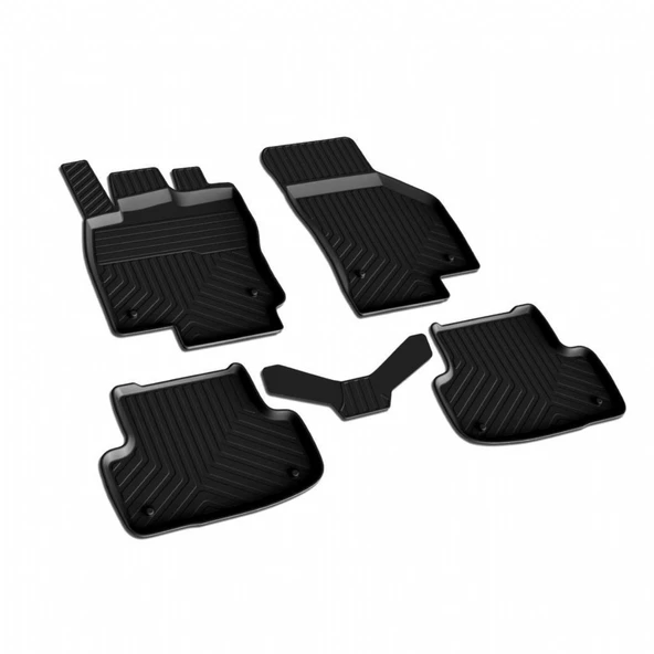 Audi A3 Ferrous 4D Havuzlu Kauçuk Paspas 2012 2020 ürün görseli 1